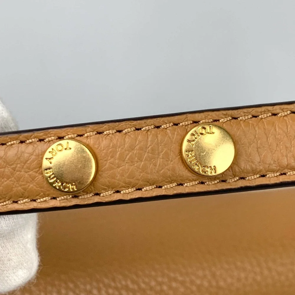 NWT Tory Burch Britten Convertible Crossbody Tiramisu - Picture 5 of 14